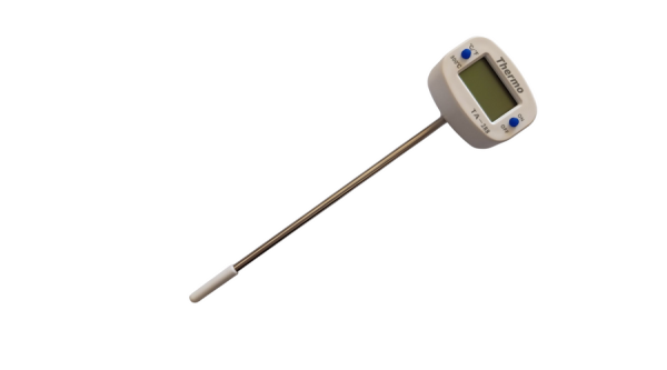 Digitális maghőmérő téglalap alakú kijelzővel állítható szárral