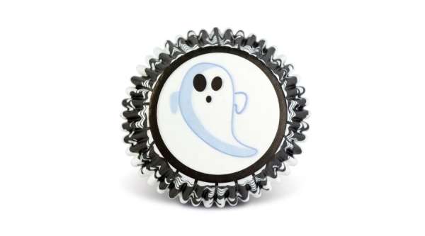 Szellem mintás halloween muffin papír 50 db