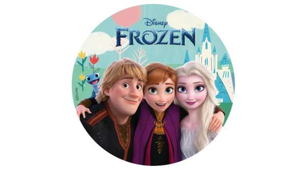 Jégvarázs tortaostya, dekorációs cukorlap