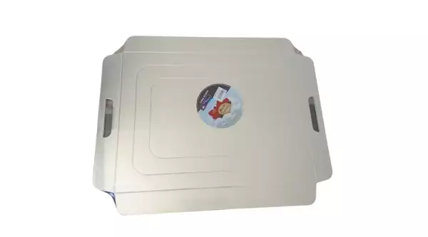 27*36 cm-es vékony ezüst színű tortakarton 5 db