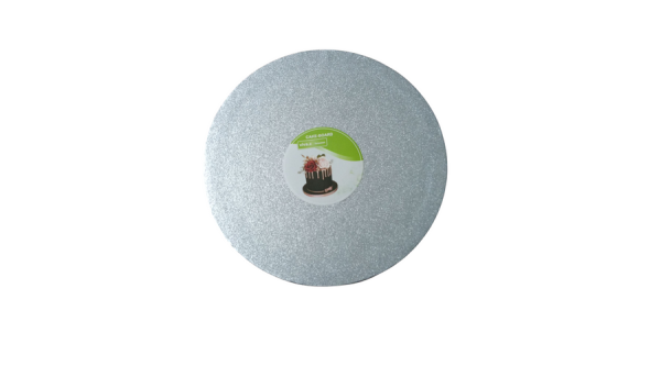 Tortadob szikrázó ezüst színű 25 cm 