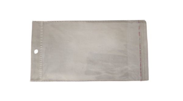 14*20 cm-es celofán tasak akasztóval 100 db