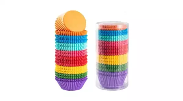 300 db színes muffin papír