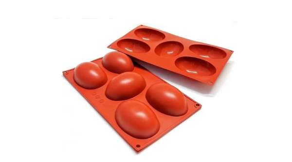 5 adagos tojás alakú szilikon forma