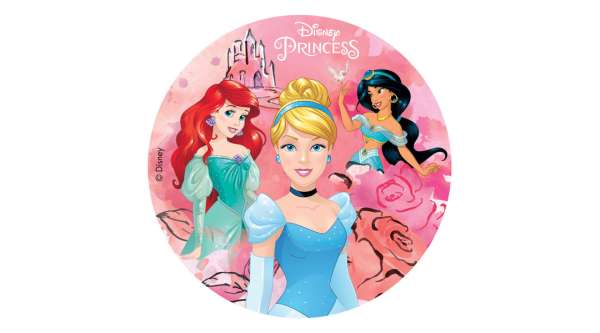 Hercegnők tortaostya, dekorációs cukorlap