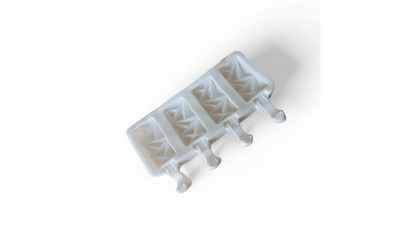 4 adagos gyémánt mintás szilikon jégkrém forma