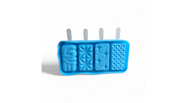 4-féle mintás szilikon mini jégkrém forma