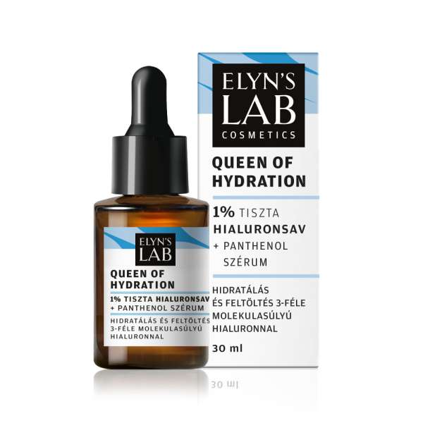 Elyns lab Queen of Hydration 1% hialuron szérum panthenollal - 30ml