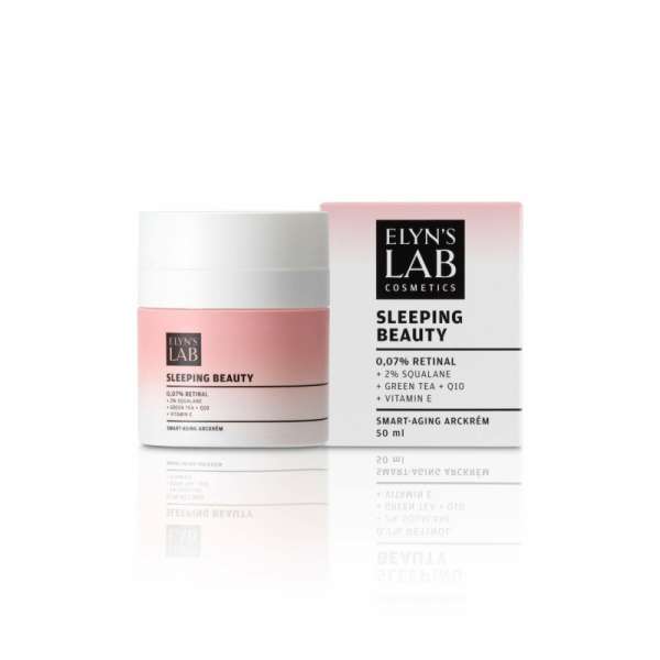 Elyn's Lab Sleeping Beauty 0,7% Retinol + Green Tea + Q10 Smart Aging Éjszakai Arckrém - 50 ml