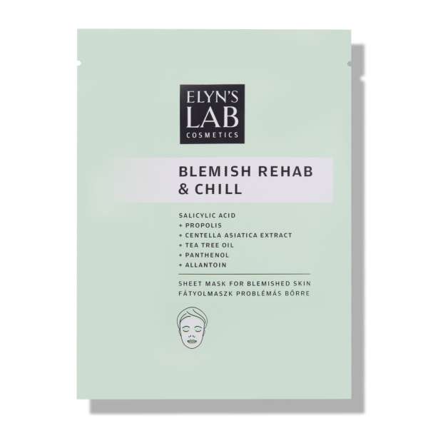 Elyn's Lab Blemish Rehab & Chill fátyolmaszk problémás bőrre