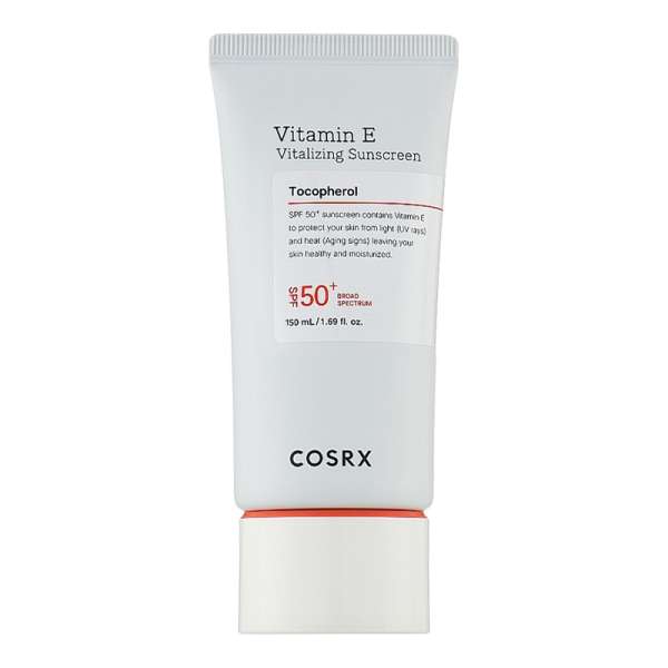 COSRX Vitamin E SPF 50+ Fényvédő Krém 150 ml