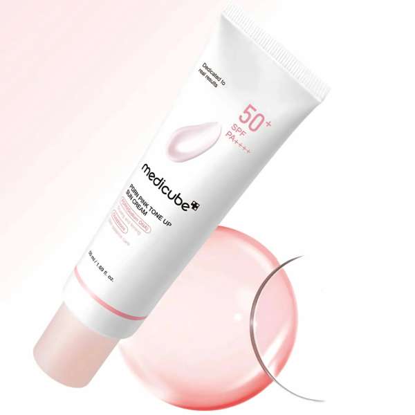 Medicube PDRN Pink Tone Up Fényvédő Krém SPF 50
