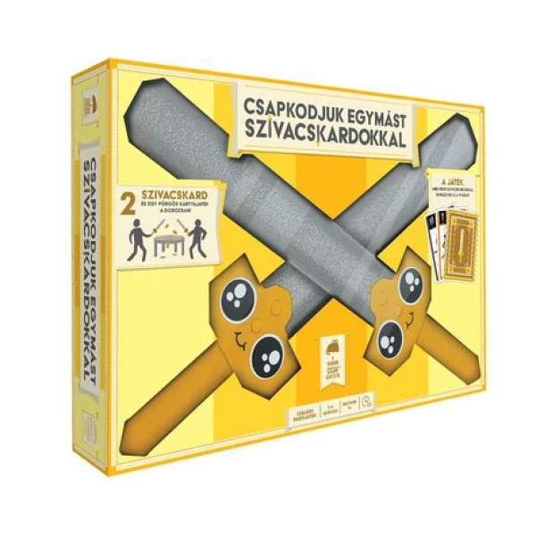 Csapkodjuk egymást szivacskardokkal társasjáték