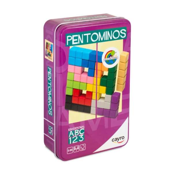 Pentominos - fémdobozos