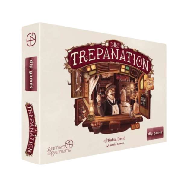 Trepanation társasjáték, angol nyelvű