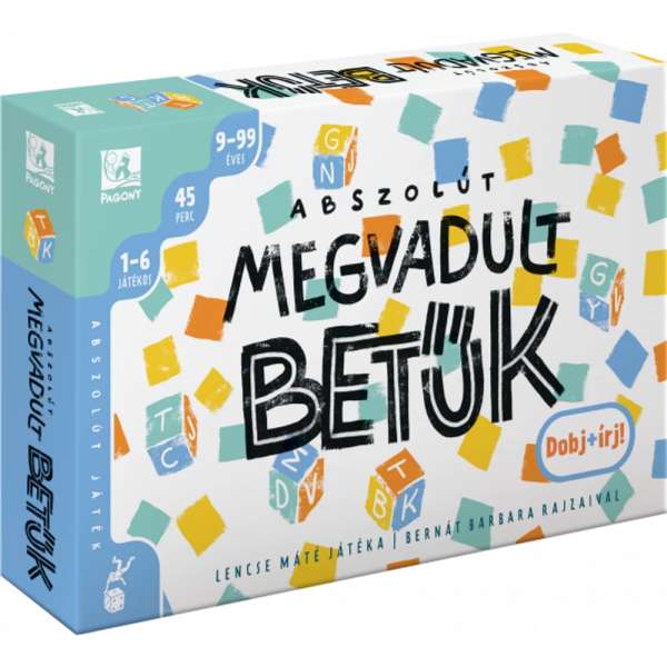 Abszolút megvadult betűk társasjáték