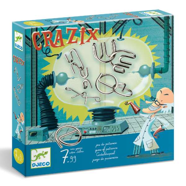 Crazix - Fém ördöglakat gyűjtemény - Ügyességi, logikai játék - Djeco