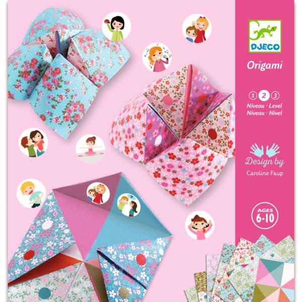 Jósló csiki-csuki lányos színek - Origami - Fortune tellers - Djeco