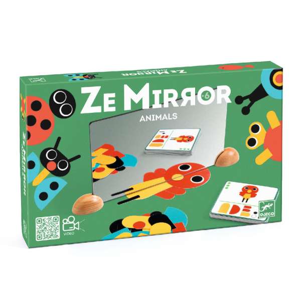 Tükrös állatok - Tengelyes tükrözés játéka - Ze Mirror Animals - DJ06483