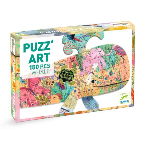 Bálna művész puzzle 150 darabos - Whale - Djeco - DJ07658