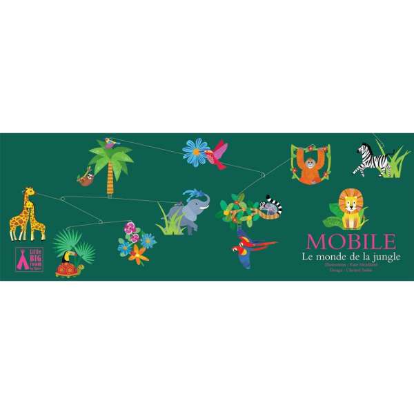 A dzsungelben - Függődísz - The jungle world - Djeco - DD04316