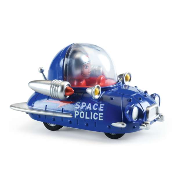 Űr zsaru - Fém autó soförrel - Space police - DJ05457