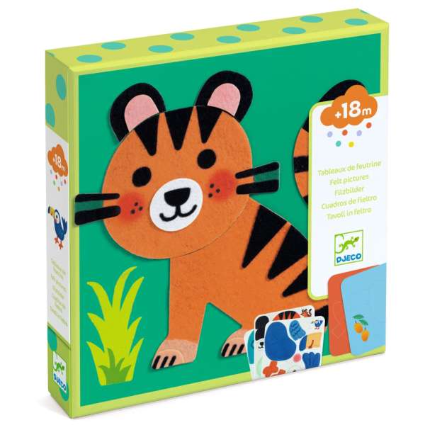 Filc szavanna - Képalkotás filc anyaggal - Soft Animals - DJ00047