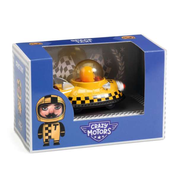 Űr taxi - Fém autó sofőrrel - Space Taxi - DJ05451