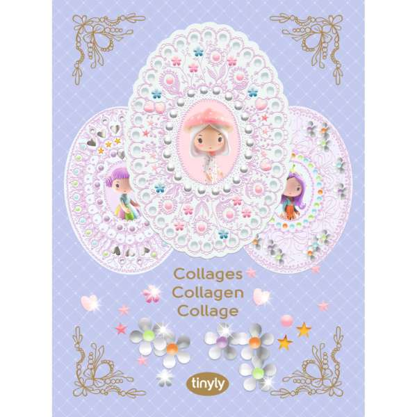 Anika és barátai - Kollázs készítő - Tinyly - Collages Amy & Co - DJ06984