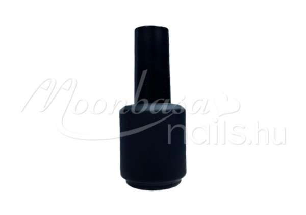 Matt fekete körömlakkos üveg 6ml  #004