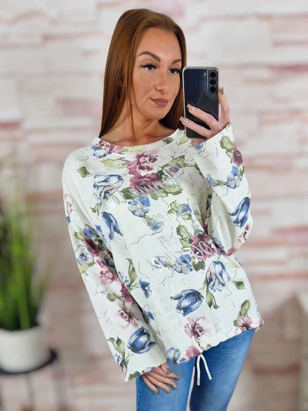 Alján megkötős, hátul hosszított, pamut felső M-L-XL