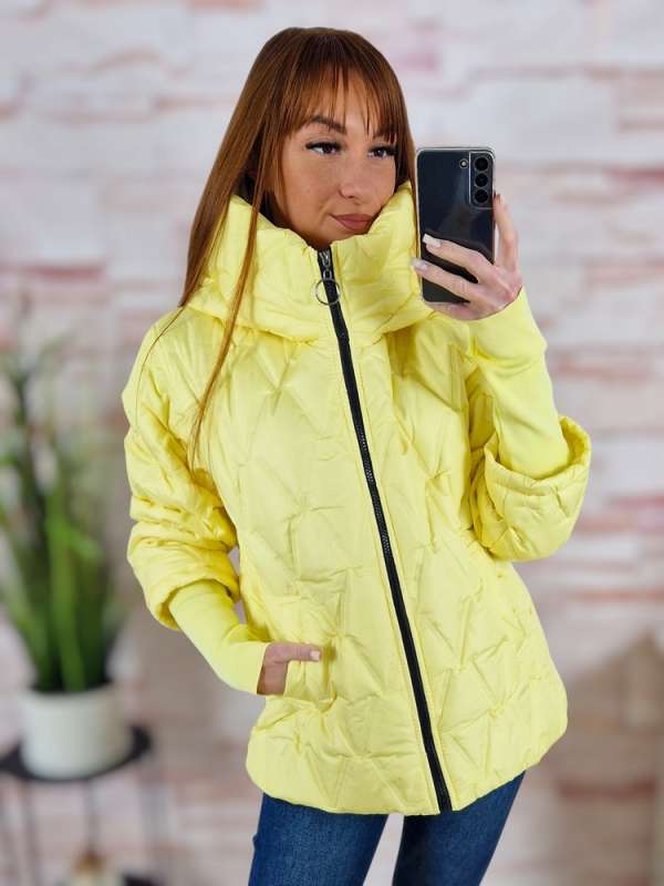 Steppelt, kapucnis, passzés ujjú, átmeneti kabát S-M-L