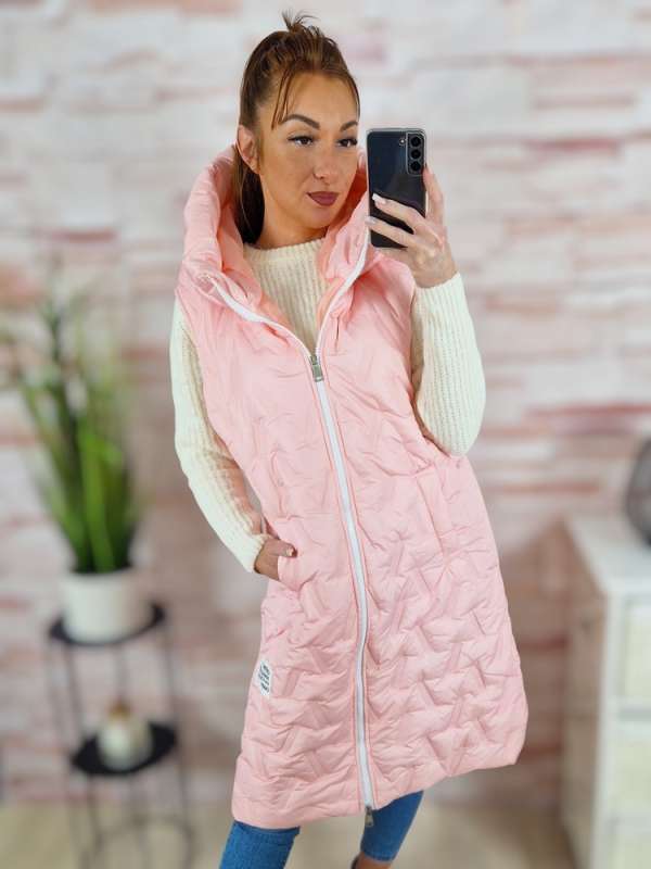 Steppelt, kapucnis, cipzáros mellény S-M