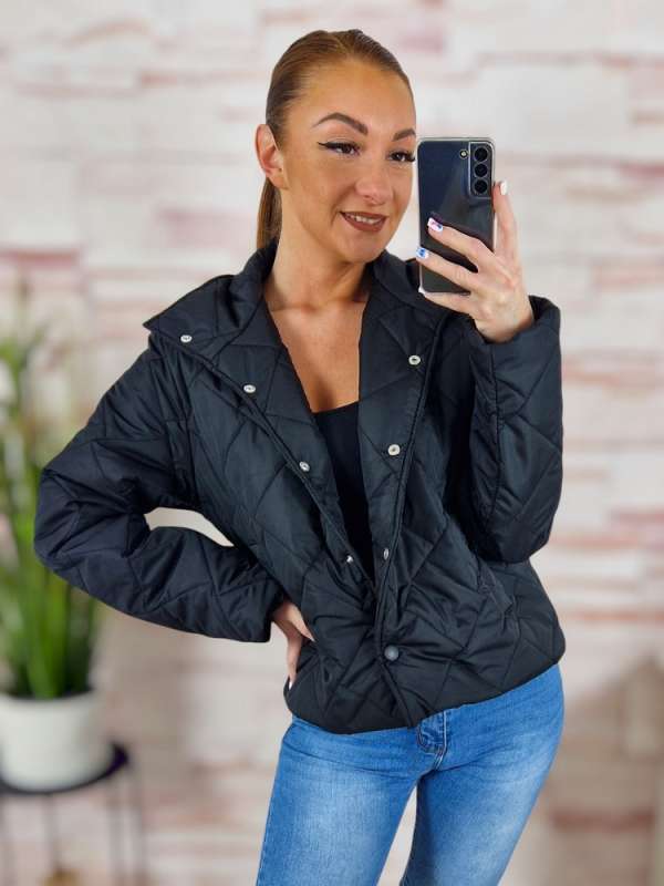 Steppelt, selyem bélésű, tavaszi kabát S-M