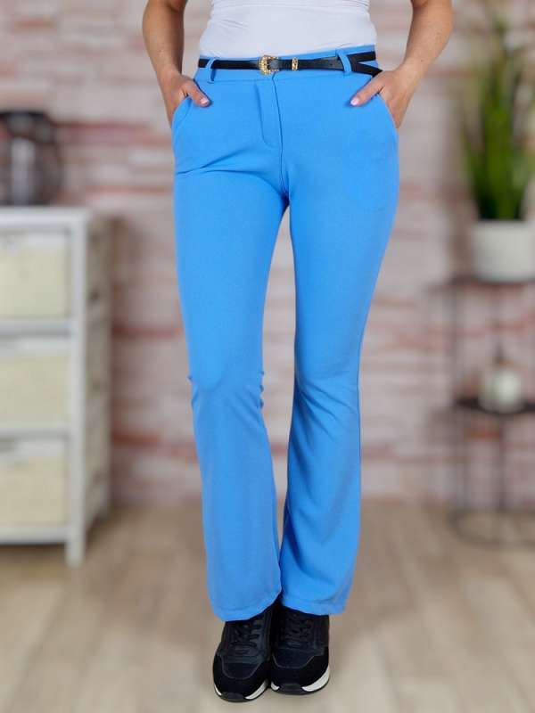 Bővülő (trapéz) szárú, öves nadrág S-XL-ig