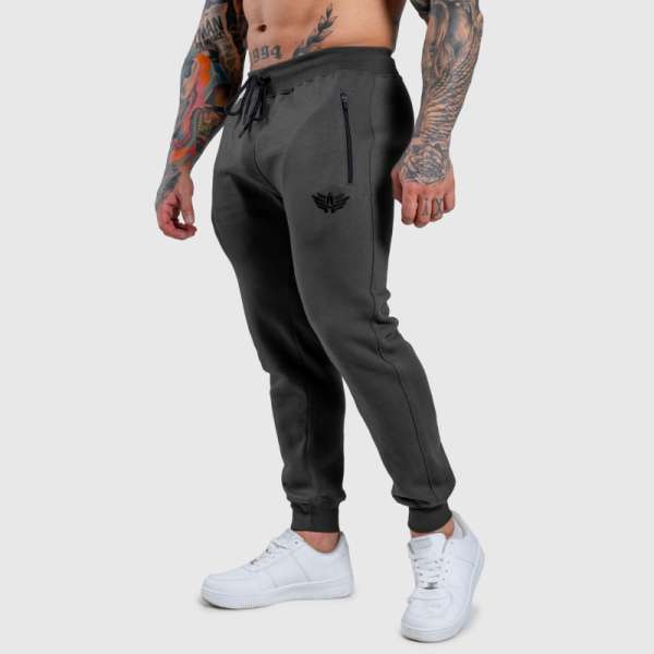 Jogger melegítőnadrág Iron Aesthetics Round, szürke
