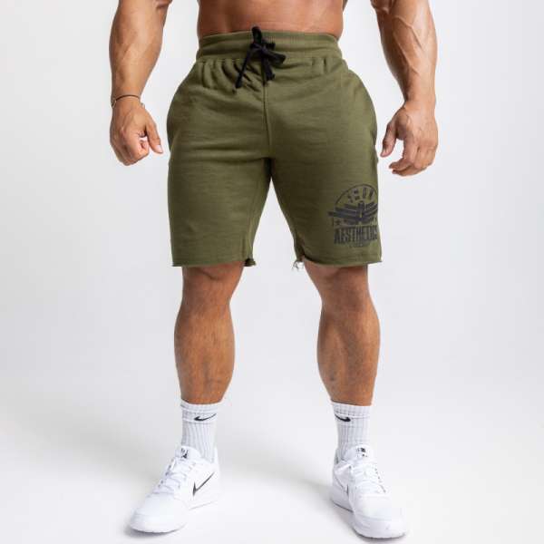 Férfi melegítősort Iron Aesthetics Force, katonazöld