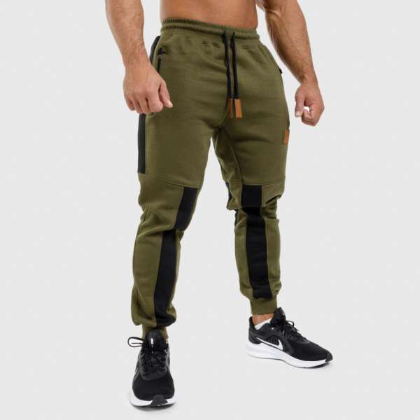 Jogger melegítőnadrág Iron Aesthetics ELEMENT, katonazöld