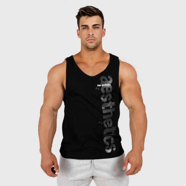 Férfi fitness atléta Iron Aesthetics Cross, fekete