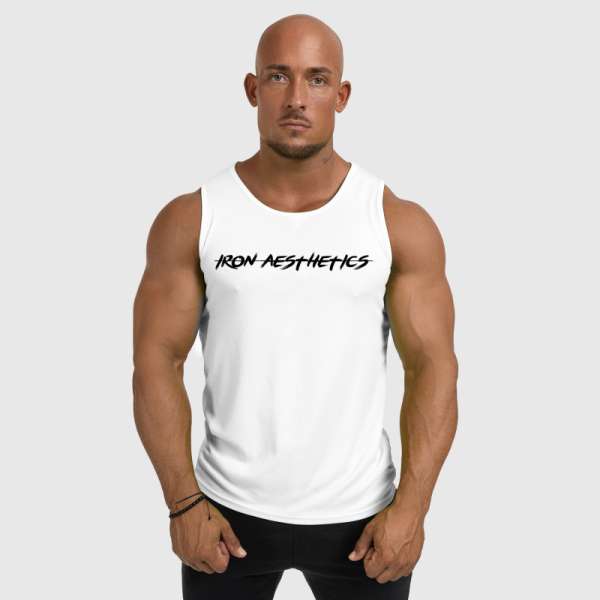 Férfi funkcionális atléta Iron Aesthetics Sporty, fehér