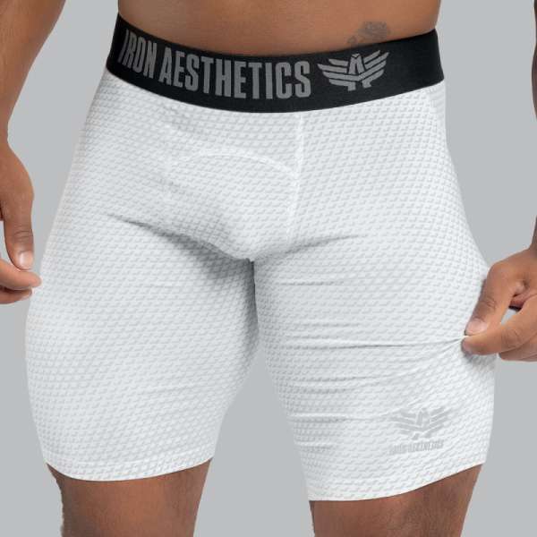 Funkcionális rövidnadrág Iron Aesthetics Evolution, fehér