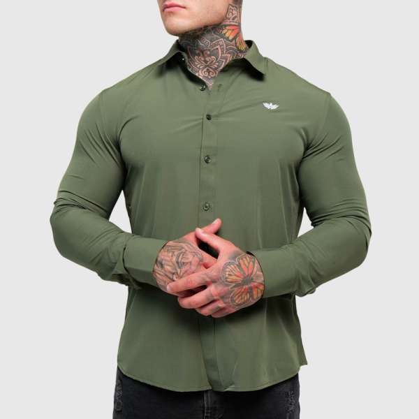 Sztreccs ing Iron Aesthetics Slim Stretch, zöld