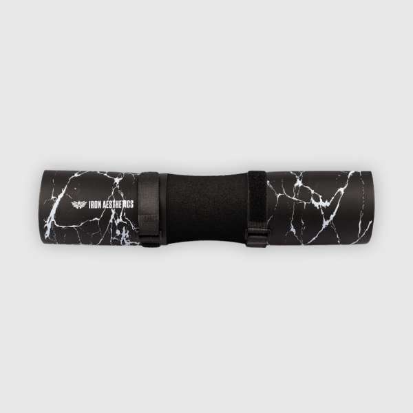 Súlyzópárna Iron Aesthetics Barbell Pad, fekete