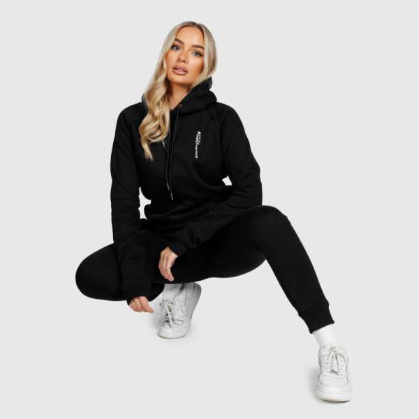 Női sportszett Iron Aesthetics Comfy, fekete