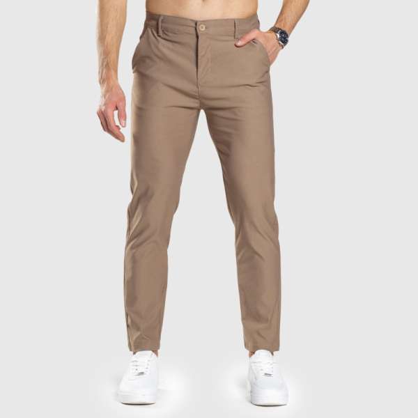 Sztreccs nadrág Iron Aesthetics Classy, barna