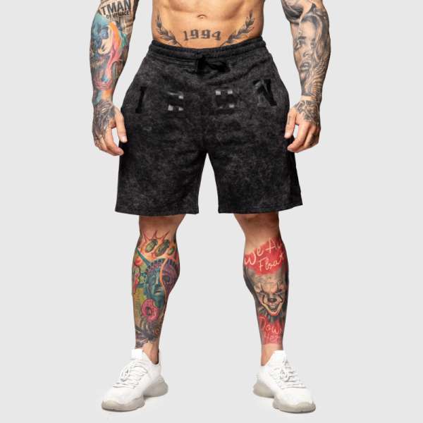 Férfi melegítősort Iron Aesthetics College, washed black