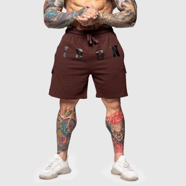 Férfi melegítősort Iron Aesthetics College, barna