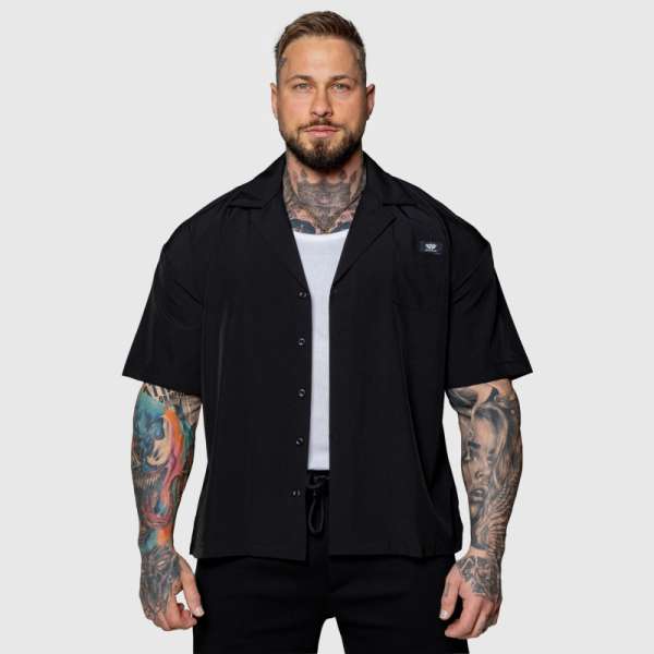 Oversized ing Iron Aesthetics Cuban, fekete