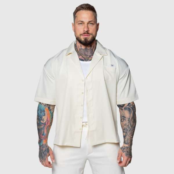 Oversized ing Iron Aesthetics Cuban, bézs