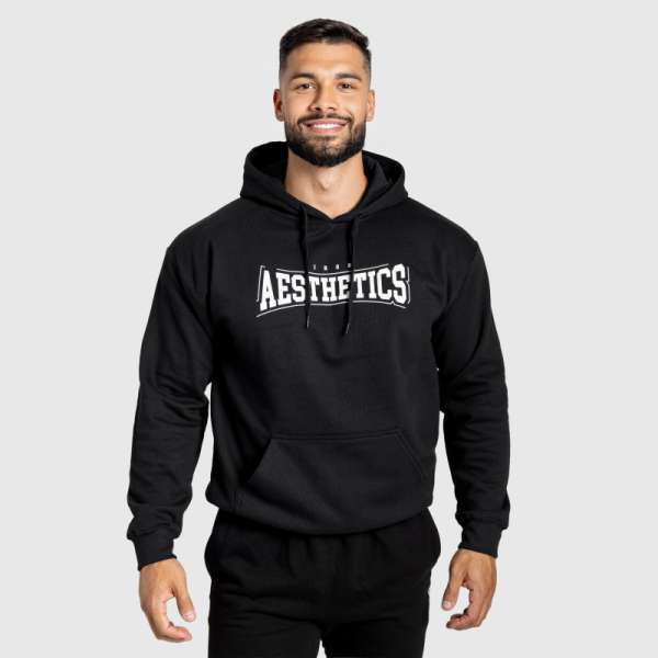 Férfi kapucnis pulóver Iron Aesthetics Frontline, fekete